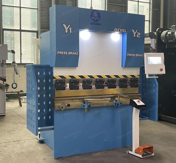 WC67Y-80T 1600mm Metal Steel Plate Bending Machine Hydraulic CNC Press Brakes With TP10s