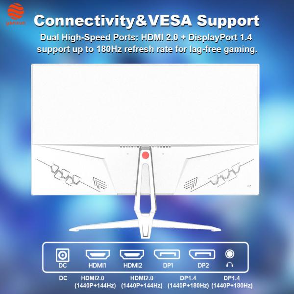 21.45 Inch Gaming Monitor QHD UHD Resolution 180Hz With Vibrant RGB Lighting