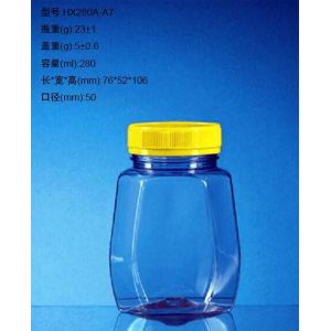 Custom Transparent Plastic Jars 75*45*67 Cm FDA Certification