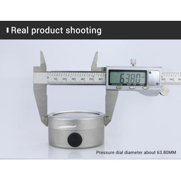 16bar 2.5-inch NPT1/4 Thread Connection 304ss Stainless Steel Pressure Gauges for Outlet