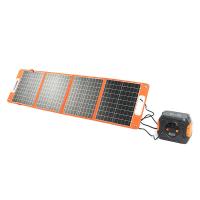 Painel solar dobrável portátil de 100W 166mmx166mm Tamanho da célula