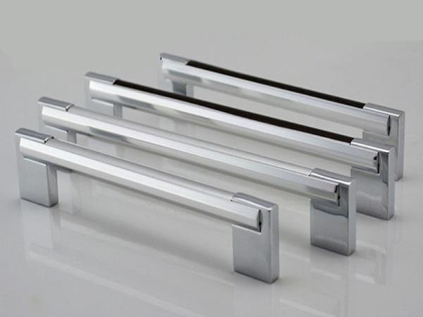 Simple Modern Oxidized Aluminum Combinate with Zinc Cabinet Handles Wardrobe  T-bar Pulls Zinc Closet Door Handles