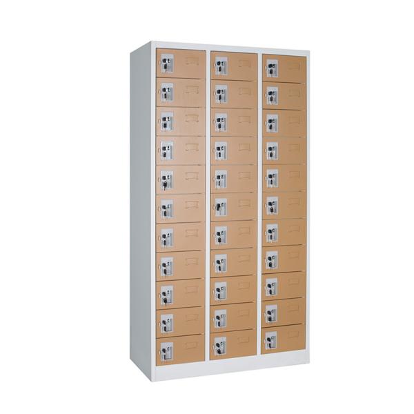 Office Steel Filing Cabinet Storage Staff Mobile Phone Locker With 33 Doors