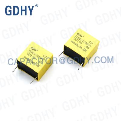 Capacitor da relação da C.C. de GDHY 400VDC 1.5uF no inversor
