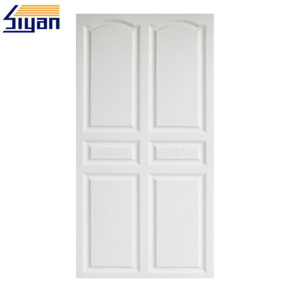 White Interior Double Closet Doors / MDF Interior Wardrobe Doors