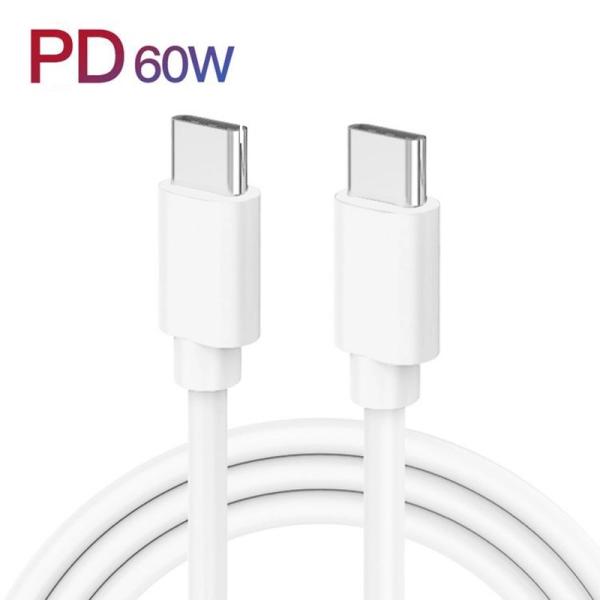 0.8M PD18W 60W USB C To USB C Cable For Phone Quick Charging