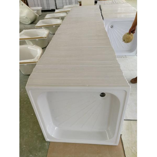Under Tile Bath Single Color Acrylic Shower Tray with 50mm Diameter Waste Hole at Prices