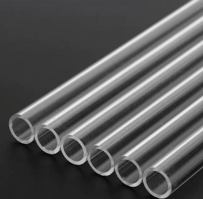 Customized Size Coloured Clear Acrylic Pipe From 5mm To 200mm Solid Clear Acrylic Rod