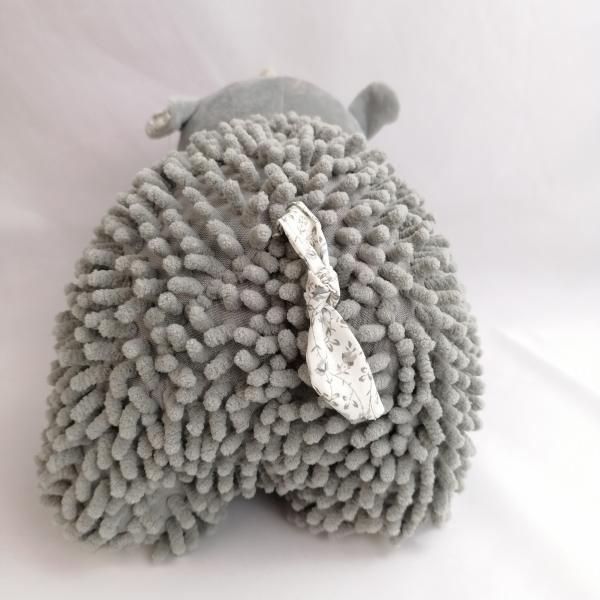 Customized PP Cotton Stuffed Animal Toys Plush Grey Rhinoceros Plush Doll