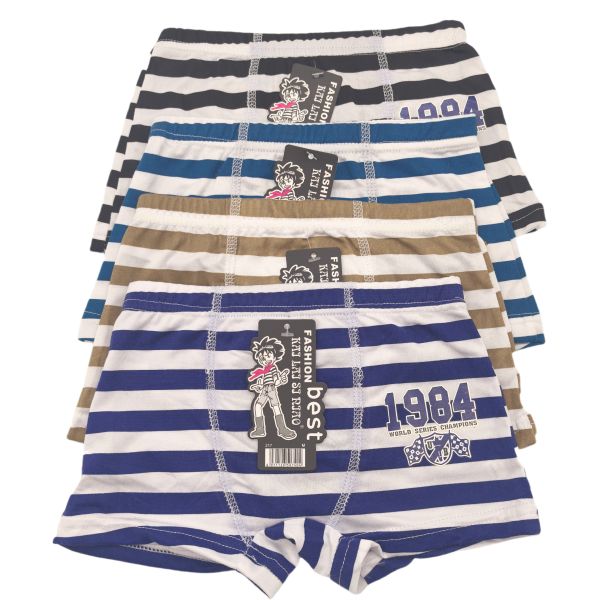 Africa Hot Selling Boy Boxer Briefs One Dozen 12 Pieces M-XL Printing Briefs BOY Boxers