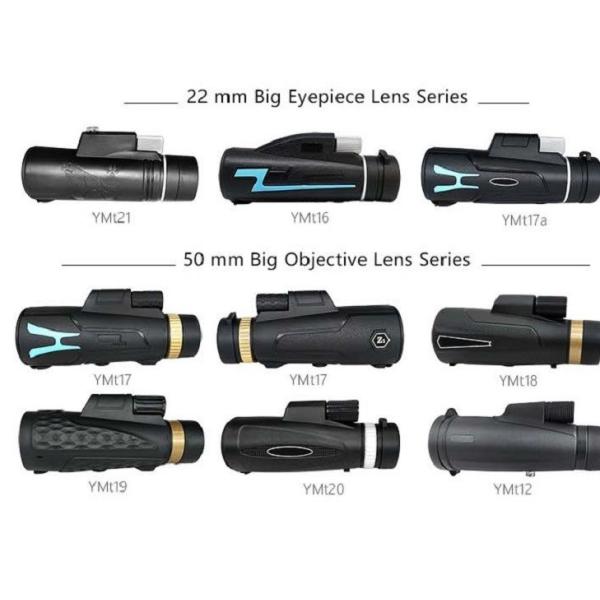 Военный смартфон телескопа 12x50 16x52 18x62 Monocular с держателем треноги