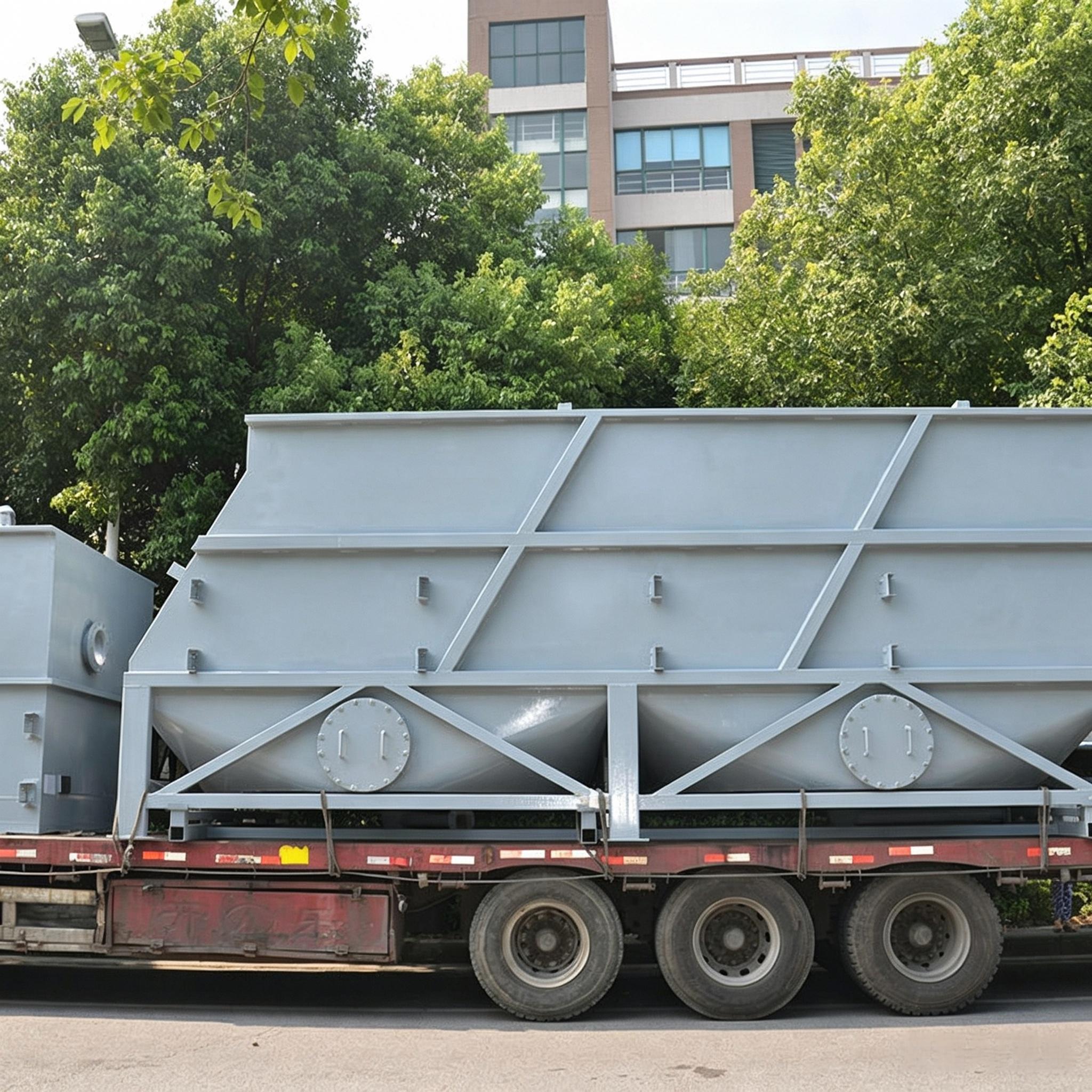 Textile Dye Wastewater Lamella Settler Color Removal Inclined Plate Clarifier for Printing Effluent 10-50m³/h