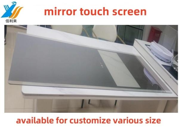 Vente à chaud personnalisable multi-touch projeté capacitif (PCAP) Panneau d'écran tactile imperméable à l'eau imperméable à l'huile Smart Mirrorr écran LCD LED Touch Screen Mirror Fitness Club Smart Mirror