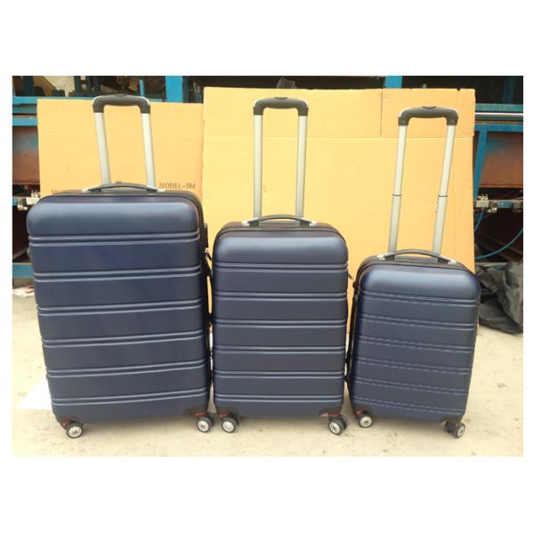 Customized ABS Trolley Luggage , 3 Pcs Luggage Travel Set Bag Abs Trolley Suitcase