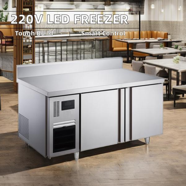220V LED refroidisseur de vin à température unique congélateur conception de porte ouverte pour le stockage de la cuisine dans les restaurants bars supermarchés