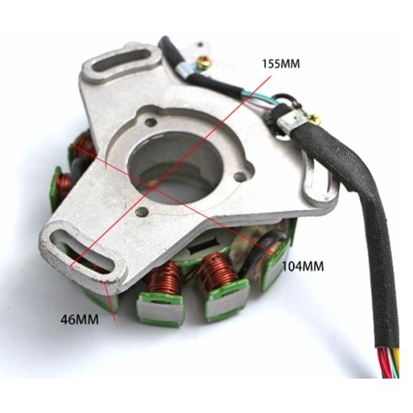 Motorcycle Magneto Stator Ignition Coil ATV Raptor For Yamaha Warrior 350 OEM YFM350