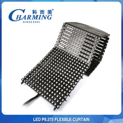 30x90CM IP65 2K HD LED display flexível Pixel Pith P9MM para palco ao ar livre