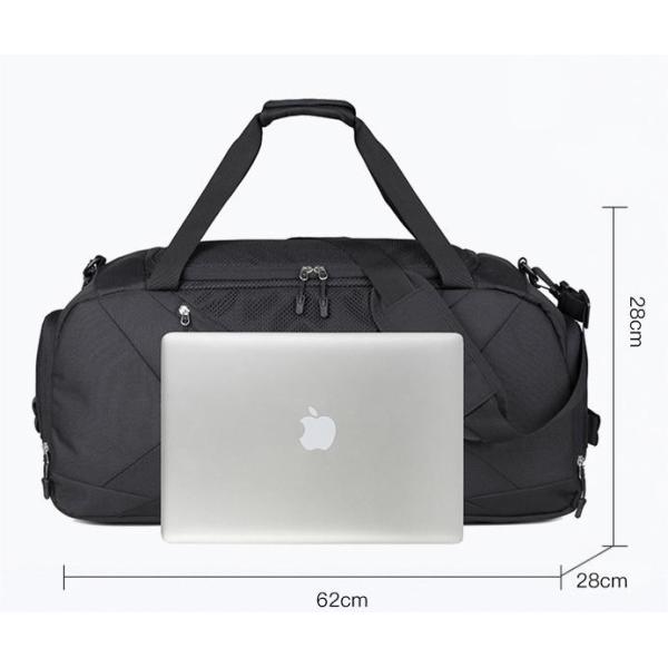 Customization Gym Sports Duffel Bag With Shoe Compartment & Wet Pocket