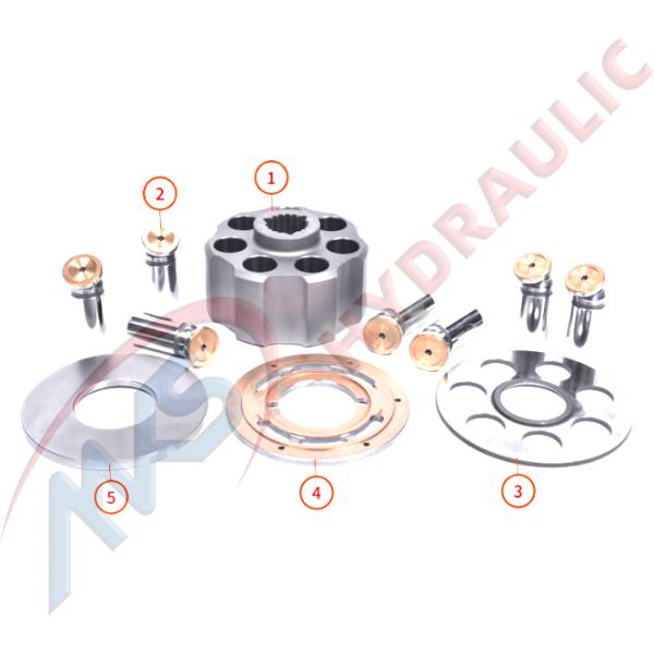 Komatsu Series Hydraulic Pump Accessories Variable Hydraulic Piston Pump Parts