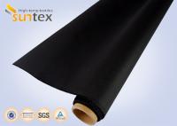 Joint souple d'expansion de tissu / unité centrale noire de tissu de fibre de verre enduite M0 non feu