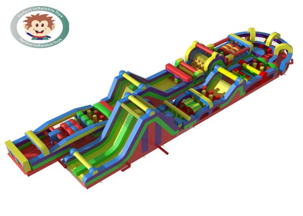 Challenging Inflatable Fun 5K , Obstacle Course Bounce House 59m*12m*6m