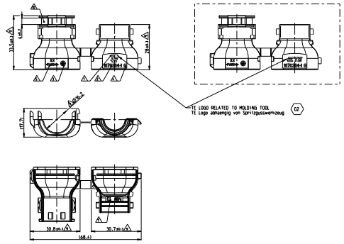 Automobile Wiring Harness With TE HDSCS Heavy Duty Sealed Connector