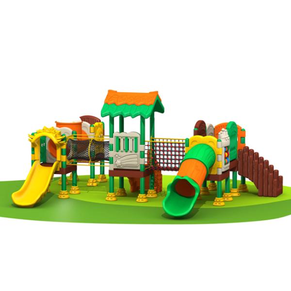 Customized Plastic Backyard Playsets , Kids Plastic Play Gym Anti UV TQ-QS019