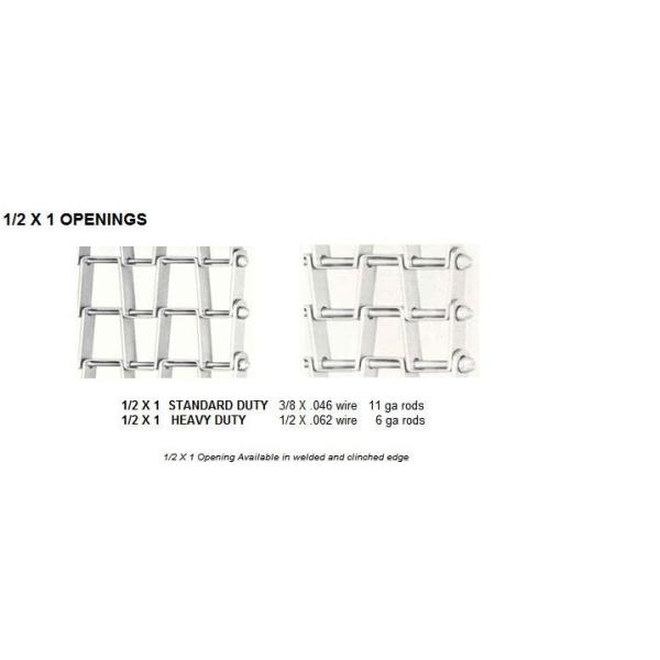 Корозия всеобщего края цепи передачи конвейерных лент металла Веаве анти-