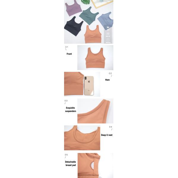 Бюстгальтер глубокий u спорт полностью в оболочке женщин назад собирая амортизацию