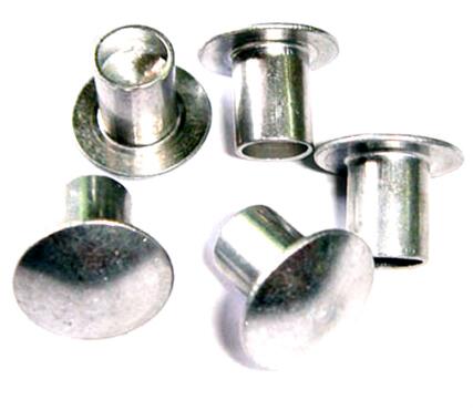 Machinery Industry Solid Aluminum Rivets And Studs Zinc Plate Surface