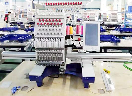 15 Needles Single Head Embroidery Machine Computerized