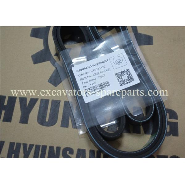 6732-81-3430  6732-81-3330 Engine Belt Rubber For Komastu Excavator PC300-7 PC200-7