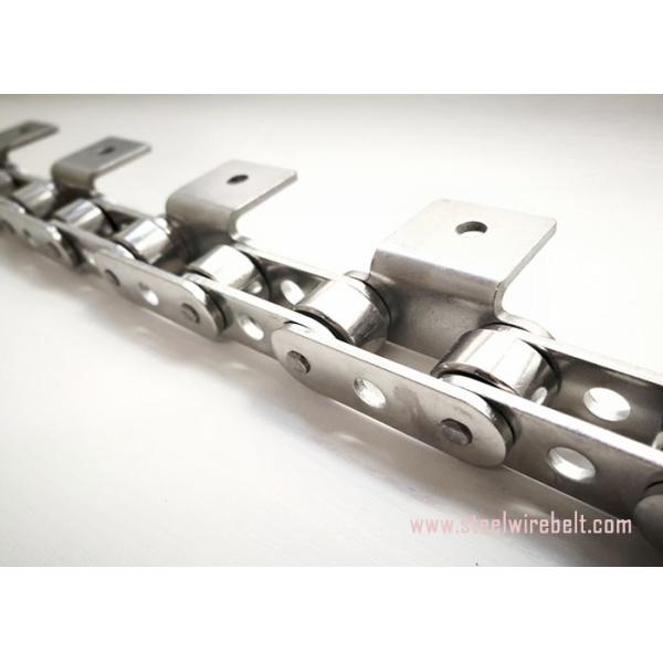 Durable Roller Stainless Steel Conveyor Chain High Frequency Quenching