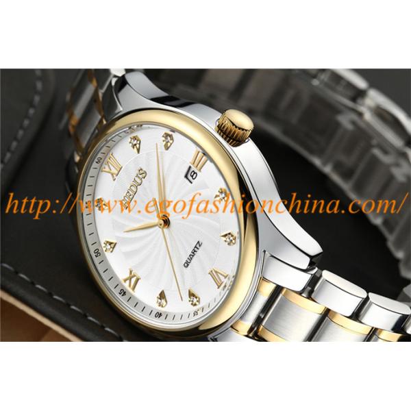 Rose Gold Black White Woman Watch Luxury Watch for Man Stainless Steel Watch Quartz Watch