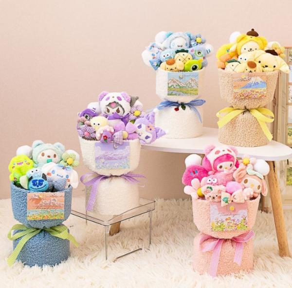 Boquete de muñecas de peluche