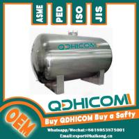 Industrial Horizontal Compressed Air Reservoir Tank Rust Proof For Factory Integration