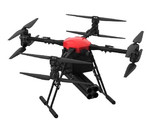 IP45 Tethered Quadcopter With Four Axes And Eight Propellers W50