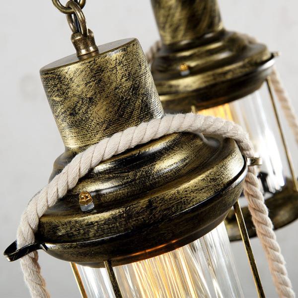 American Chandelier Loft Retro Industrial Cafe Bar Restaurant Bar Lighting Clothing Store Wooden chandelier(WH-VP-230)