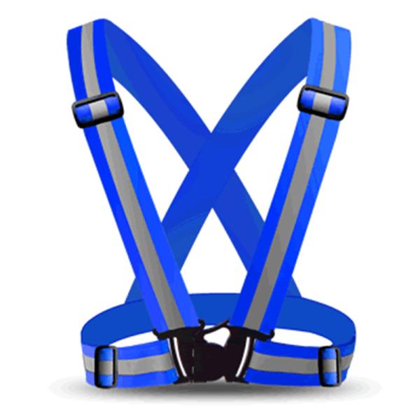 Wholesale Highlight Reflective Straps Night Running Riding Clothing Vest Adjustable Safety Vest Elastic Band