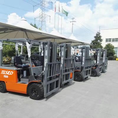 Four Wheel 3 Tons 3.5 Tons 6k 7k Electric Forklift Truck