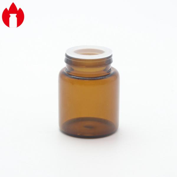 маленький двойник пробирки стеклянной бутылки 10ml гофрирует боросиликат рта трубчатый