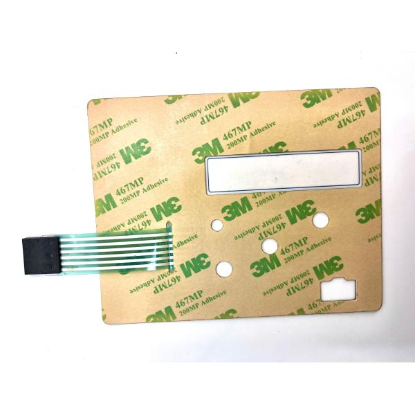 Глянцевая отделка полиэстер прозрачное окно тактильная кнопка для станков с ЧПУ