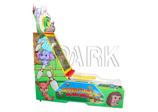 Individual Bowling Single Player Amusement Game Machines Coin Pull For Holiday Resort