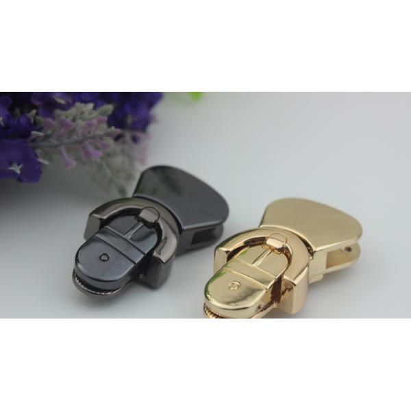 Wholesale Zinc Alloy Gunmetal Color Purse Lock Closure Twist Turn Clutch Locks