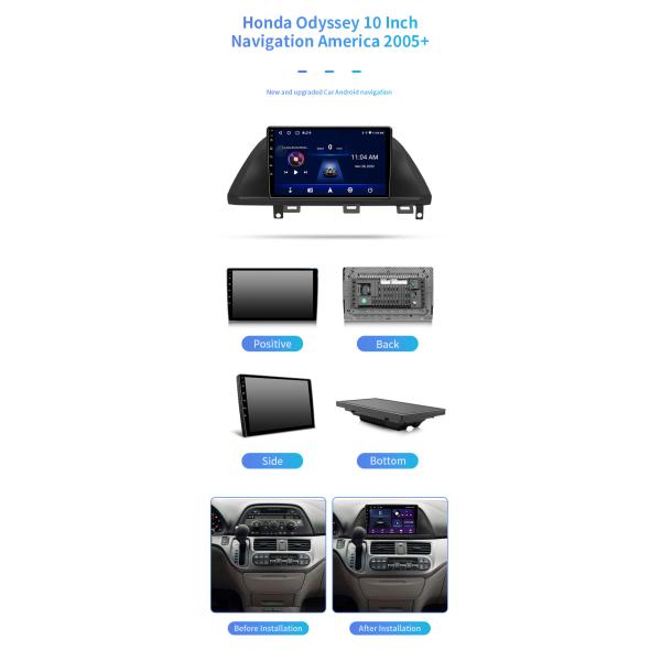 Для навигации автомобиля автомобиля DVD Bluetooth воспроизведения Honda Odyssey Америки 2005+ Hd видео-
