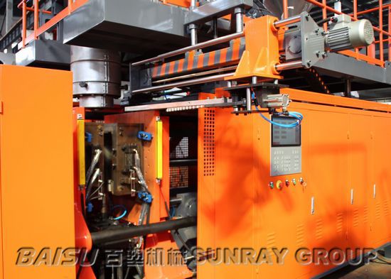 Plastic Garbage Can Blow Molding Equipment SIEMENS Motor Driven SRB90