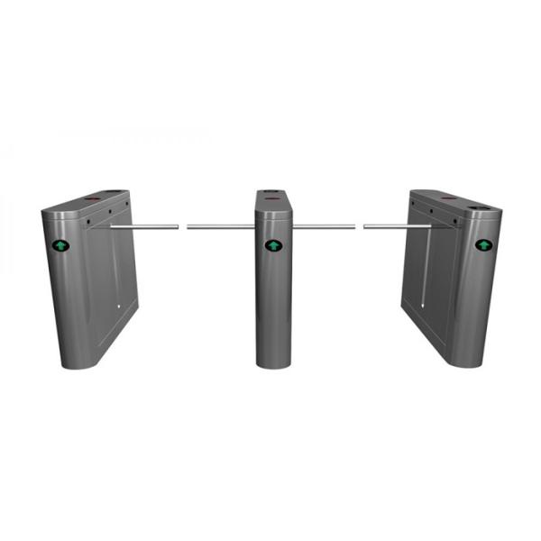 High Tech Automatic Drop Arm Turnstile with Fault Detection, 24V DC Brushless Motor and Bi-Directional Access Control