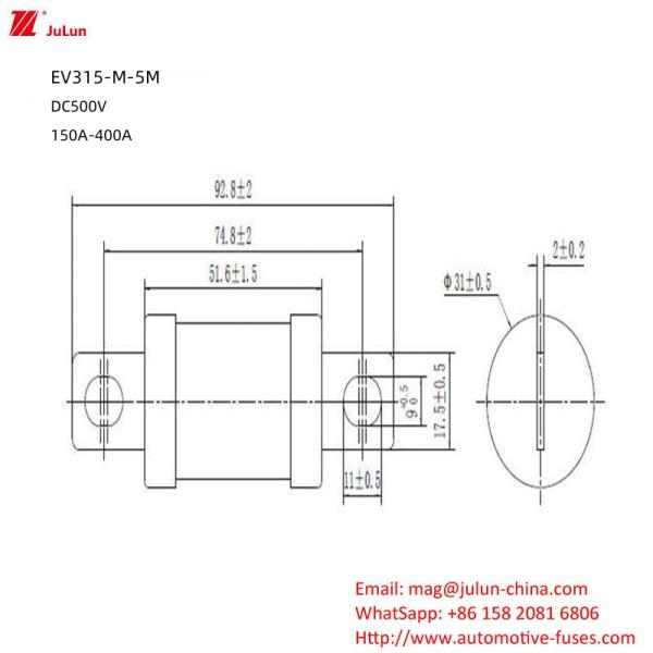500VDC 150A EV Защита энергосектора