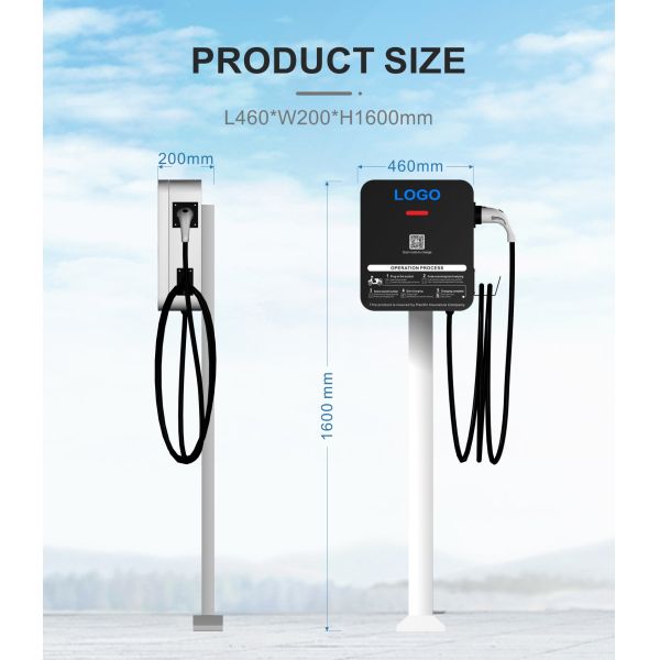RoHS Universal EV Two Wheeler Charging Station 6KW Single Phase
