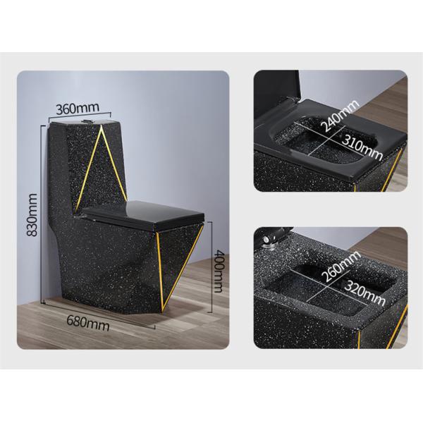 Двойная топя структура шара туалета WC скорости течения 3L 6L цельная